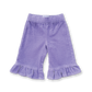 Grown Organic Frill Cord Pant Iris