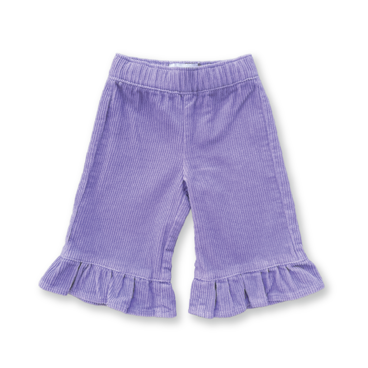 Grown Organic Frill Cord Pant Iris