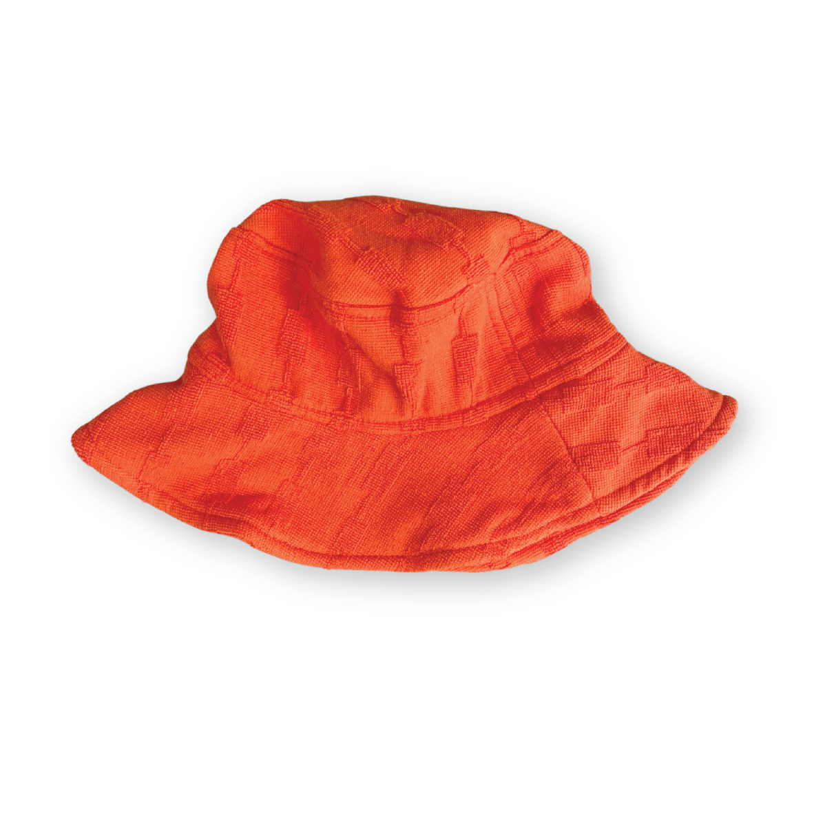 Grown Terry Bucket Hat Rosso