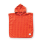 Grown Terry Towelling Poncho Rosso