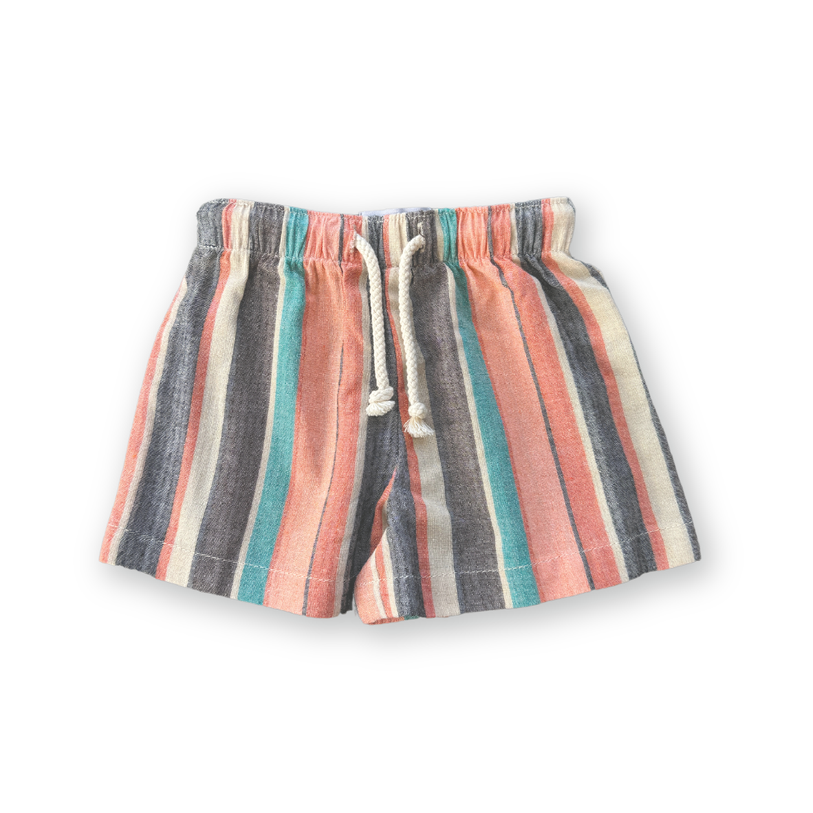 Grown Summer Stripe Cotton Short