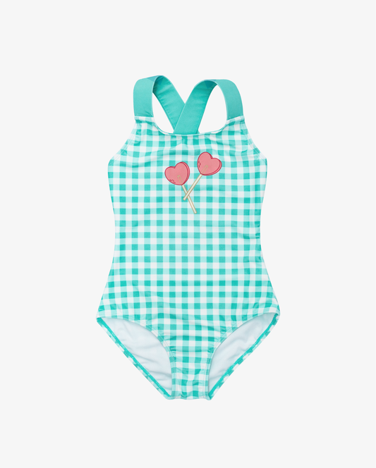 The Girl Club One Piece Swimsuit Gingham