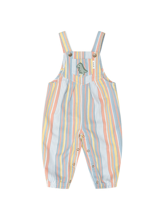 Huxbaby Vintage Stripe Overall Multi