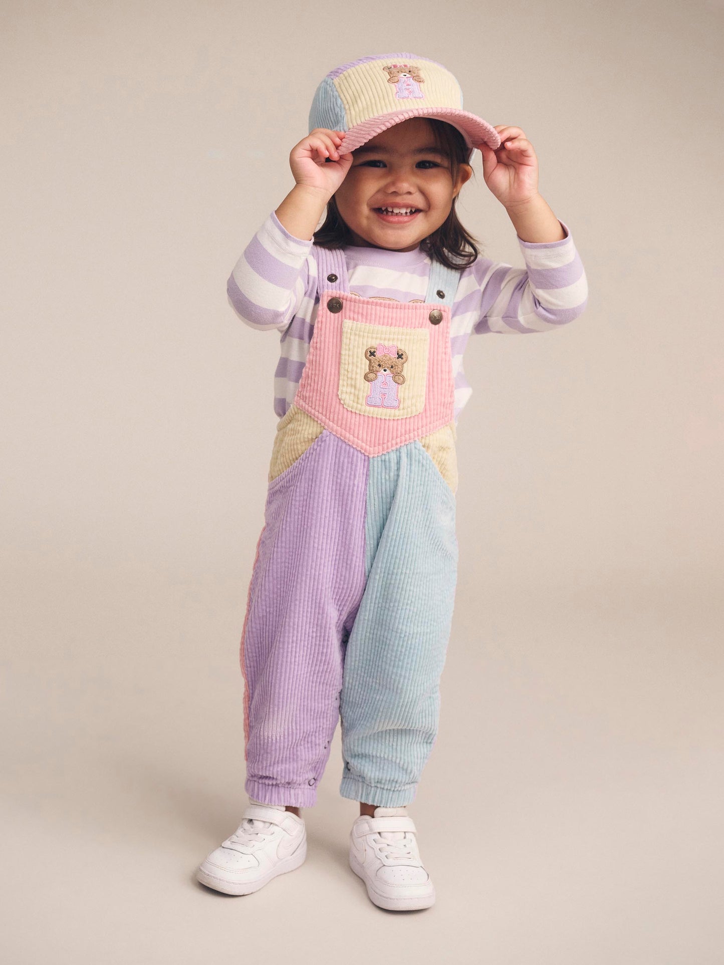 Huxbaby Blush Colour Block Overall