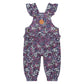 Huxbaby Midnight Flower Garden Frill Overall