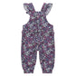 Huxbaby Midnight Flower Garden Frill Overall