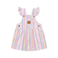 Huxbaby Rainbow Stripe Pinafore