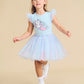 Huxbaby Daisy Seashell Ballet Dress Soft Aqua