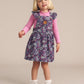 Huxbaby Midnight Flower Garden Overall Dress