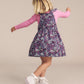 Huxbaby Midnight Flower Garden Overall Dress