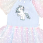 Huxbaby Flutter Unicorn Ballet Dress Pastel Rainbow