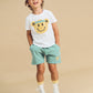 Huxbaby Tennis Bear T-Shirt White