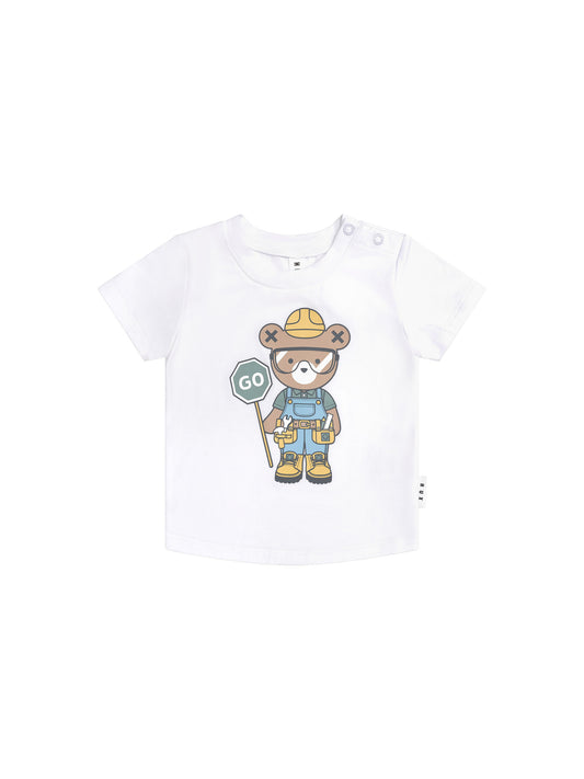 Huxbaby Roadworks Hux T-Shirt White