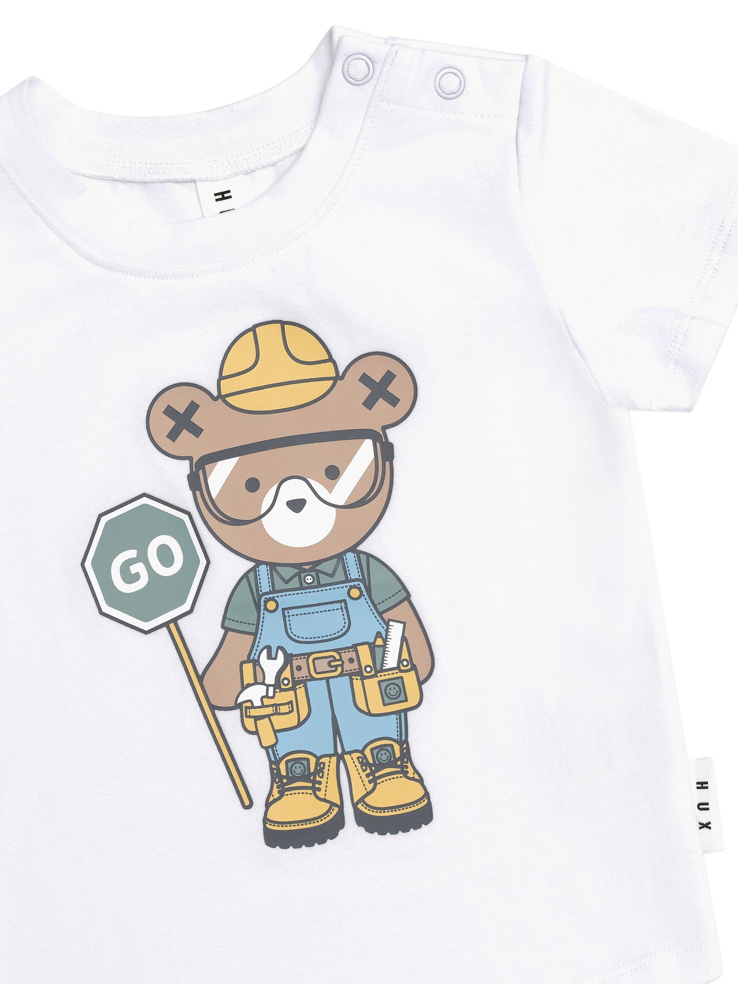 Huxbaby Roadworks Hux T-Shirt White