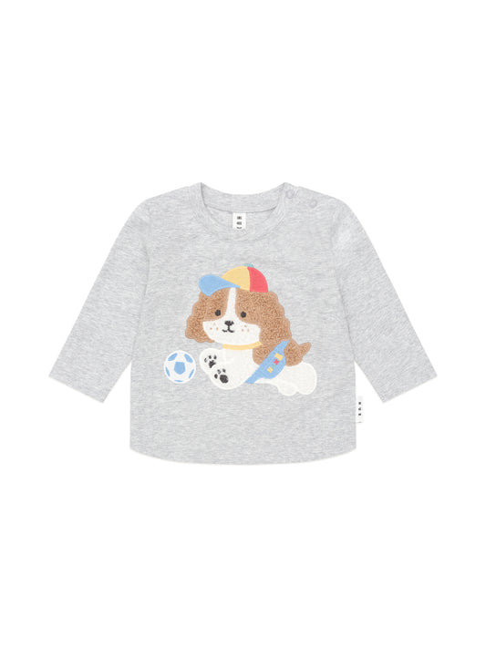 Huxbaby Happy Pup Long Sleeve Top