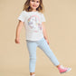 Huxbaby Rainbow Unicorn T-Shirt White