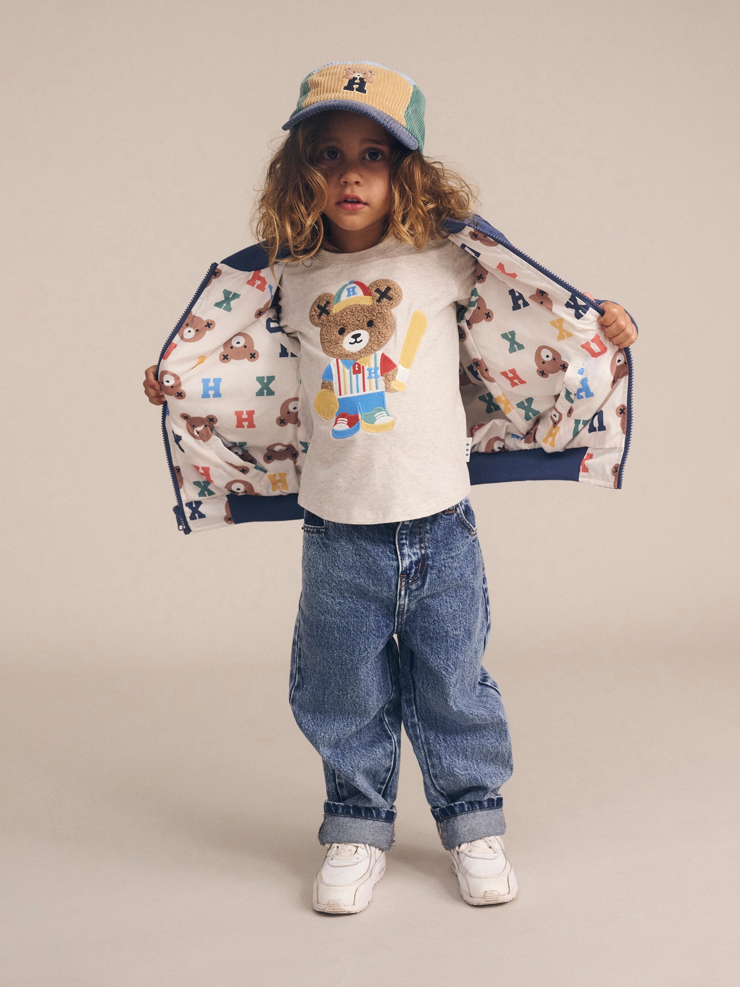 Huxbaby Baseball Hux Long Sleeve Top