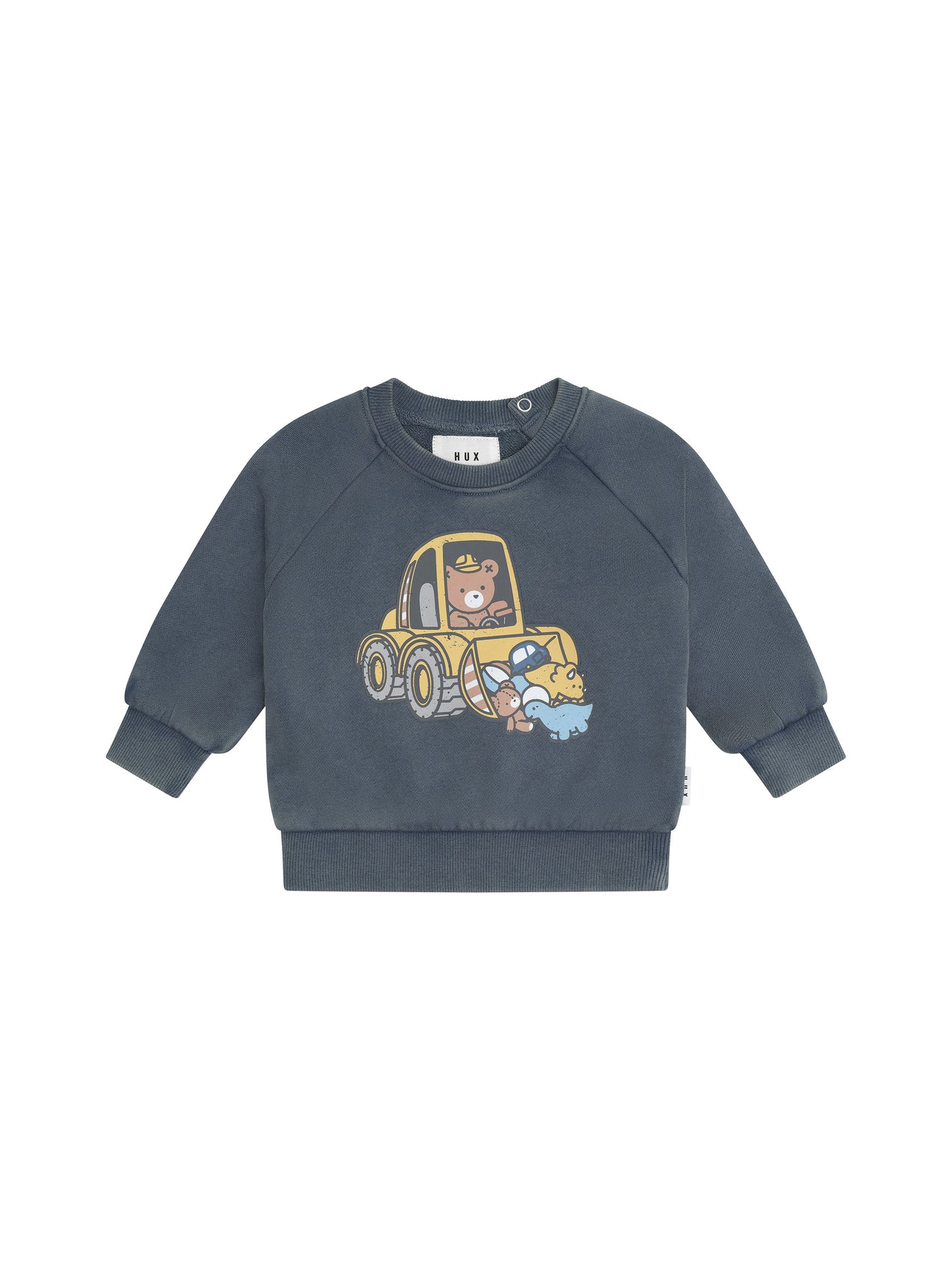 Huxbaby Digger Hux Sweatshirt Washed Navy