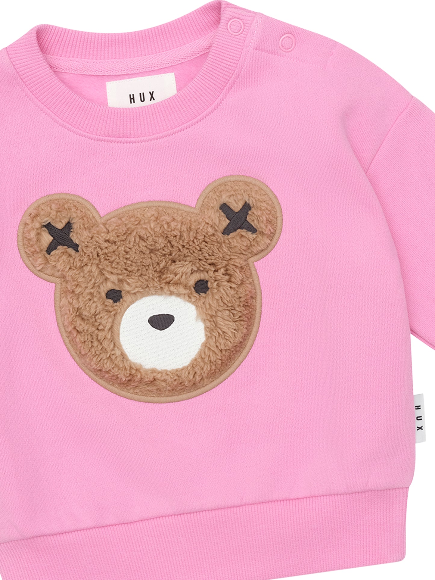 Huxbaby Fuschia Furry Huxbear Sweatshirt