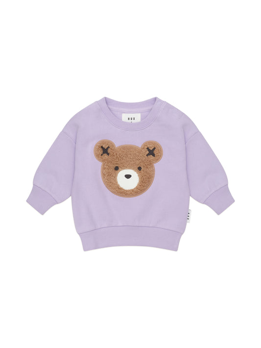 Huxbaby Orchid Furry Huxbear Sweatshirt