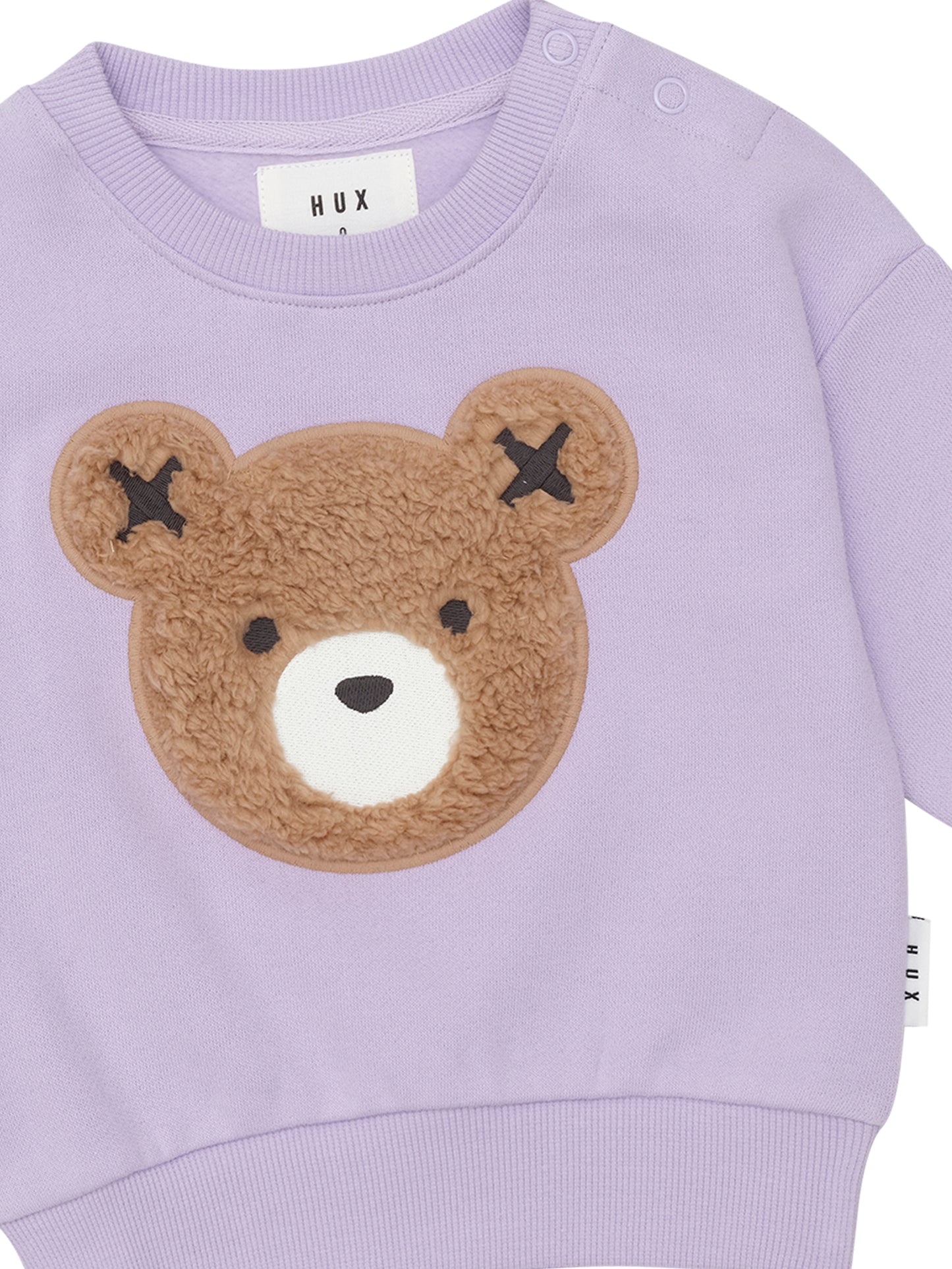 Huxbaby Orchid Furry Huxbear Sweatshirt