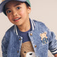 Huxbaby Dreamy Denim Bomber Jacket