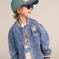 Huxbaby Dreamy Denim Bomber Jacket