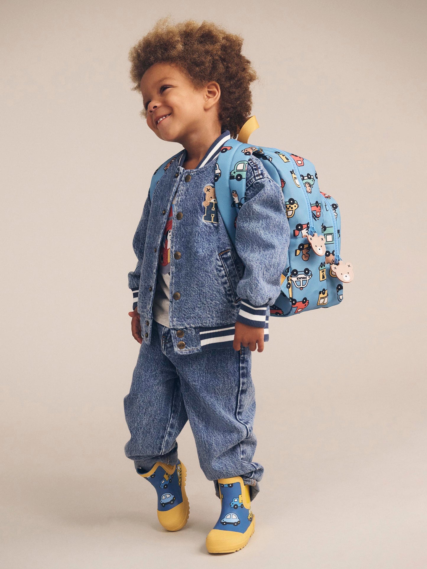 Huxbaby Dreamy Denim Bomber Jacket