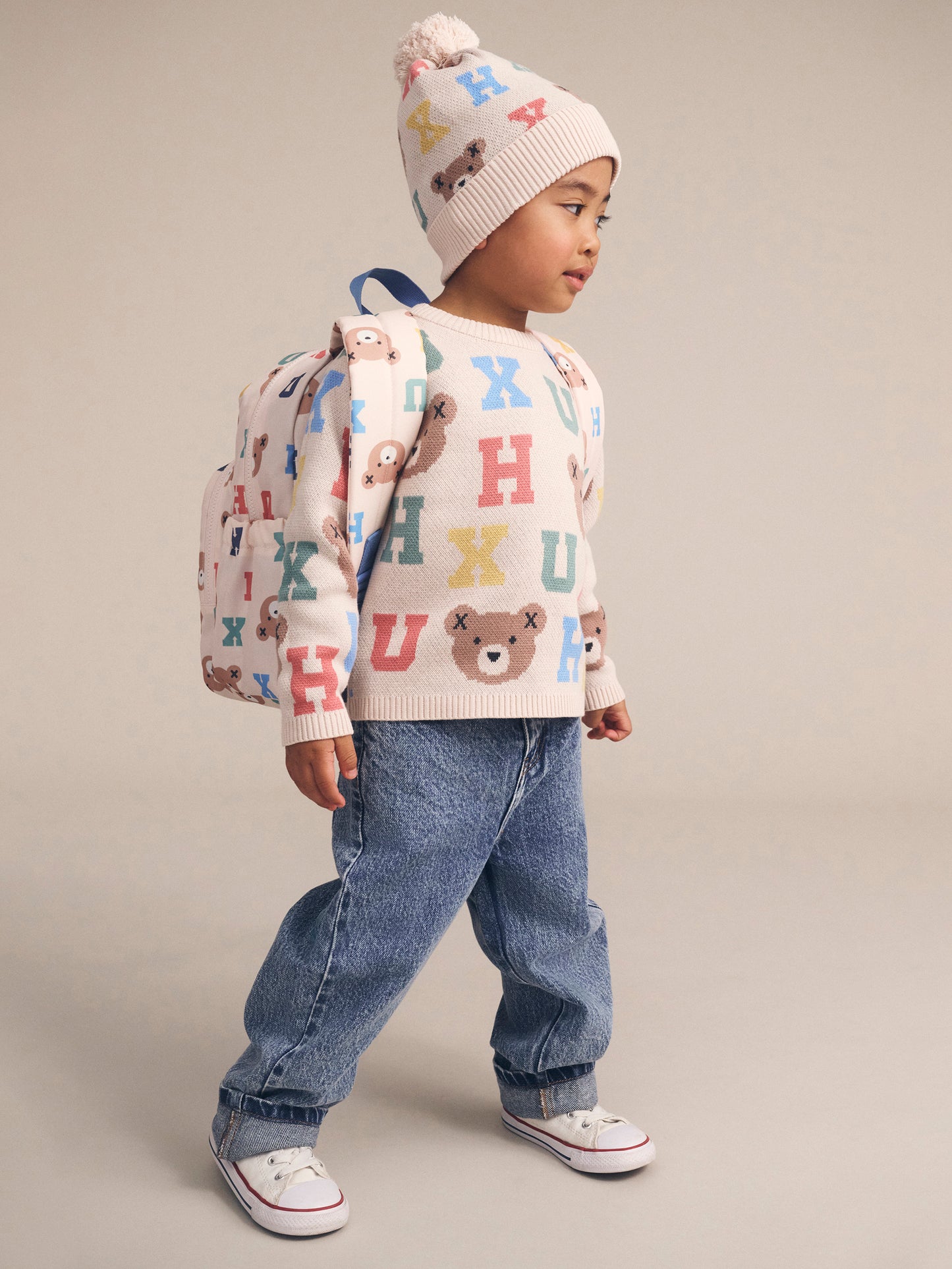 Huxbaby Hux Alphabet Knit Jumper