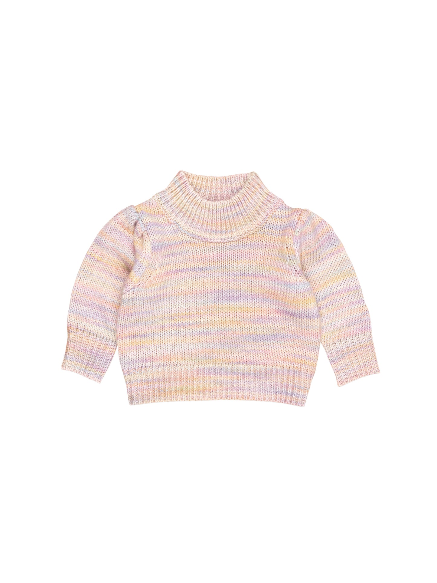 Huxbaby Rainbow Knit Puff Jumper