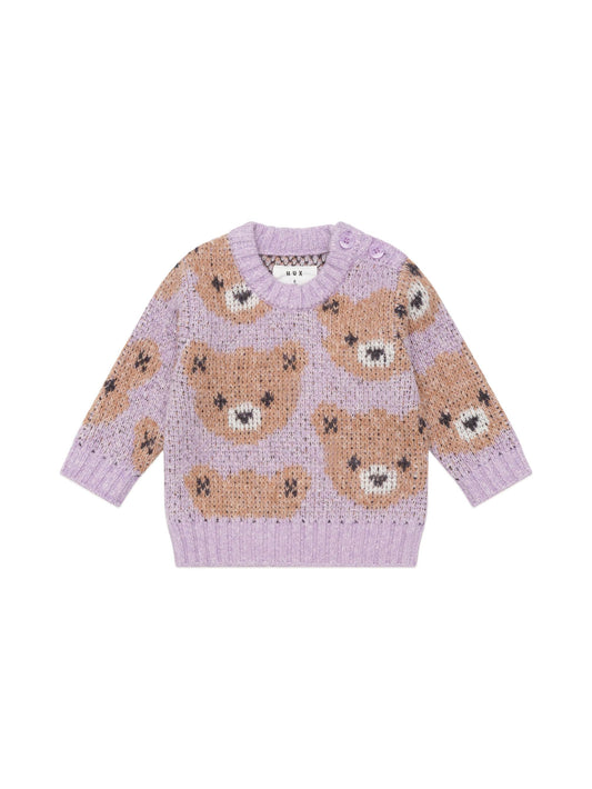 Huxbaby Orchid Huxbear Knit Jumper