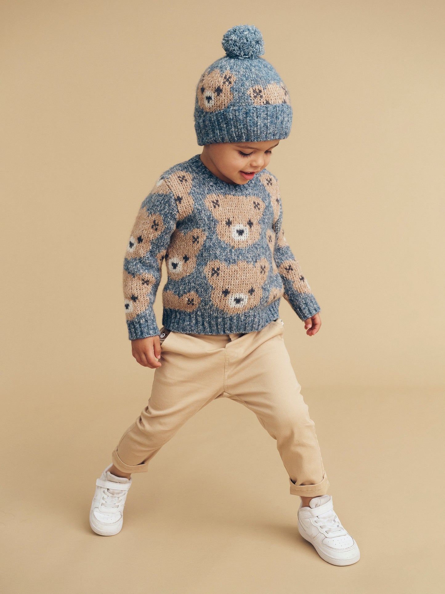 Huxbaby Night Huxbear Knit Jumper