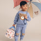 Huxbaby Stone Blue Furry Huxbear Track Pant