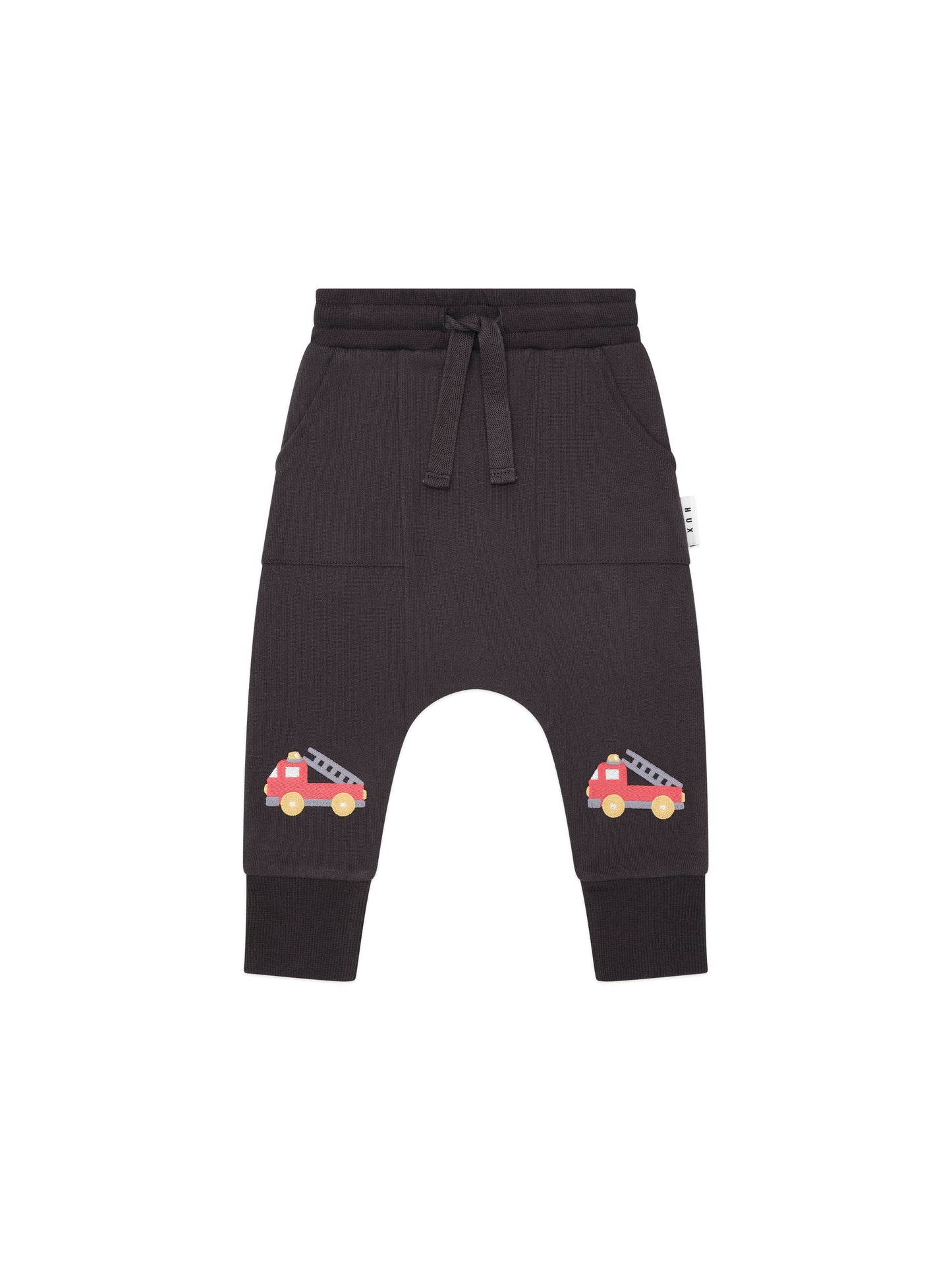 Huxbaby Fire Truck Drop Crotch Pant