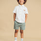 Huxbaby Chino Short Sage