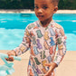 Huxbaby Dino Play Swim Shortie