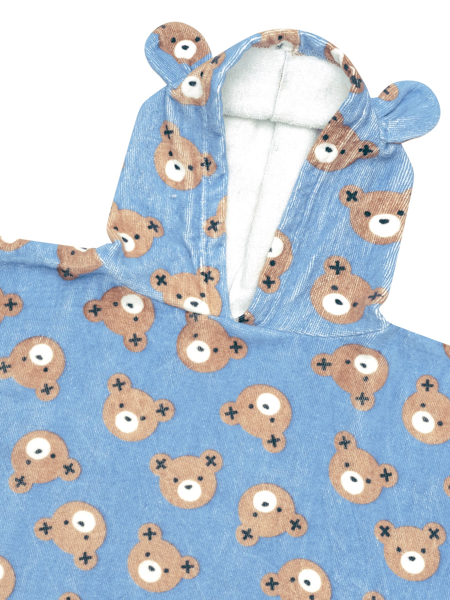 Huxbaby Huxbear Swim Poncho Cornflower