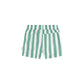 Huxbaby Cabana Stripe Swim Short Almond Milk Basil