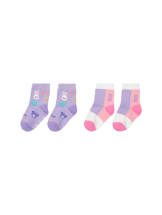 Huxbaby Hux Emoji Sock 2pck