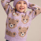 Huxbaby Orchid Huxbear Knit Beanie