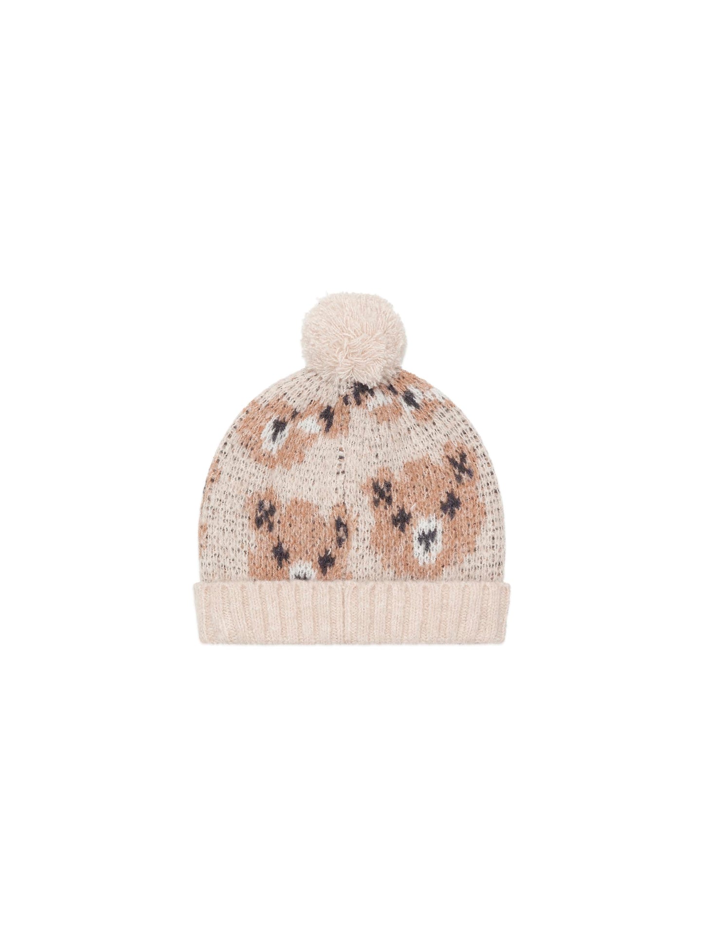 Huxbaby Ecru Huxbear Knit Beanie