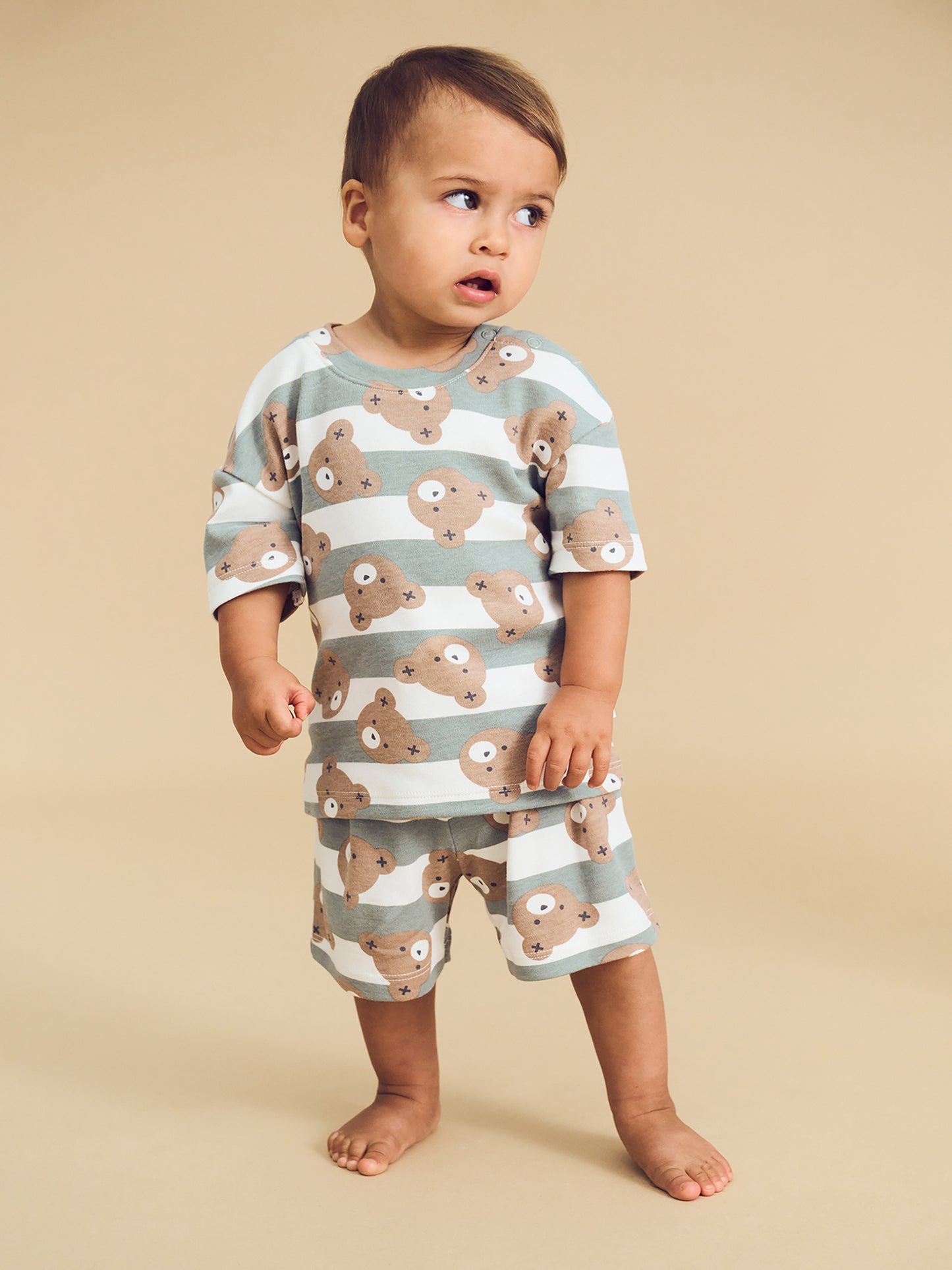 Huxbaby Huxbear Stripe PJ Set