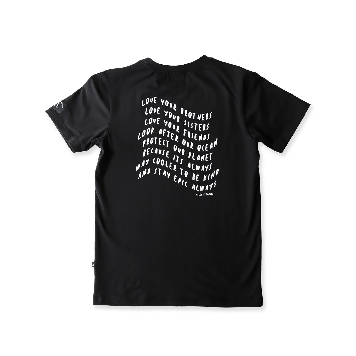 Hello Stranger Cooler To Be Kind Tee Black