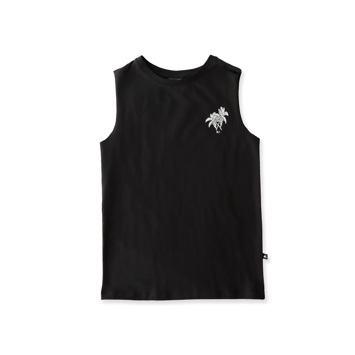 Hello Stranger Palms Muscle Tee Black