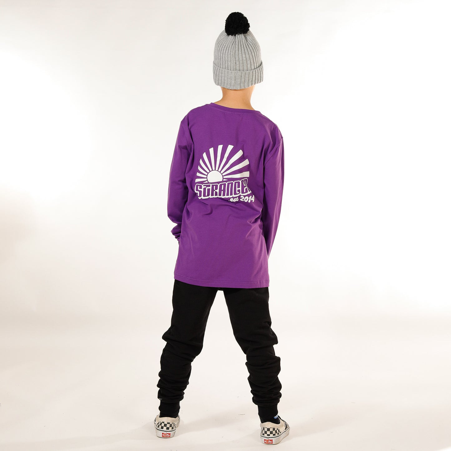 Hello Stranger Long Sleeve Tee Violet