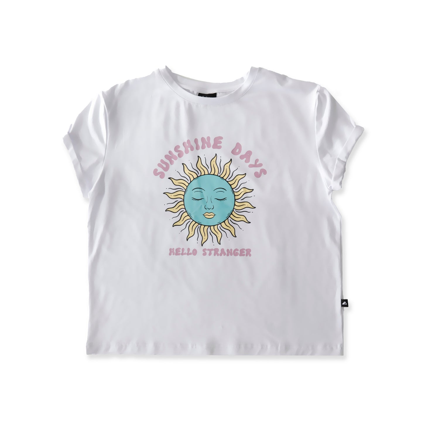 Hello Stranger Sunshine Bailey Tee White