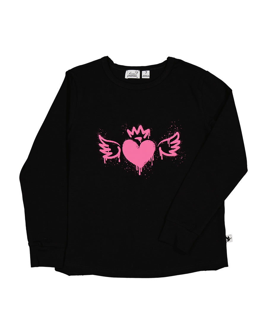 Radicool Heart Long Sleeve Tee