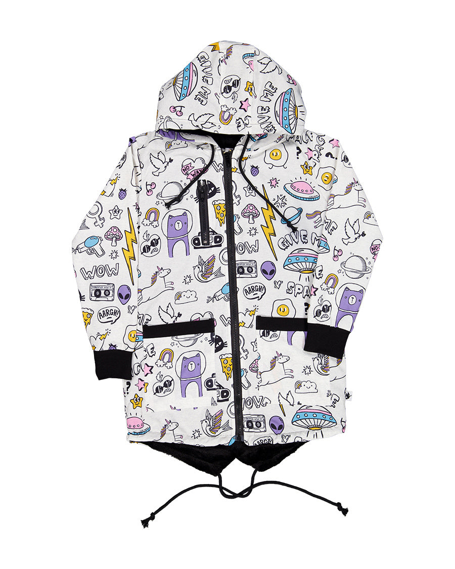 Radicool Doodle Longline Jacket