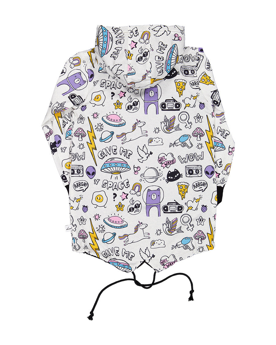 Radicool Doodle Longline Jacket