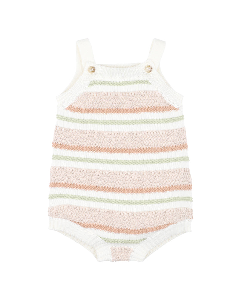 Minihaha The Waterhole Knitted Stripe Bodysuit Multi